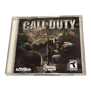 Call of Duty 1 PC CD-ROM 2003 Activision 2 Discs W/ Case and Key